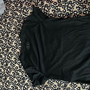 Under Armour Black Polo T-Shirt Short Sleeve